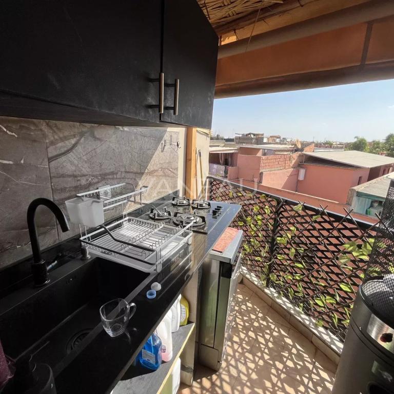 Appartement atypique  avec piscine  Dar El Bacha