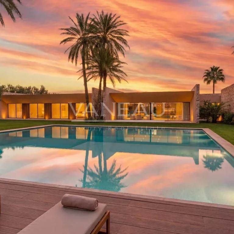 ***Villa sur plan Route D'Amismiz de Marrakech***