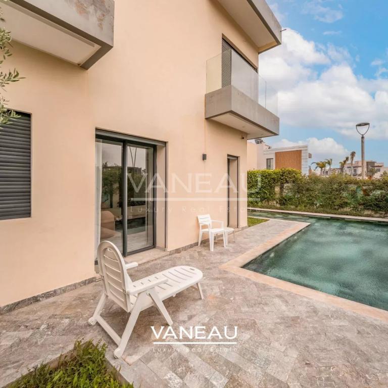 Villa 4 chambres avec piscine - Résidence avec golf - Marrakech