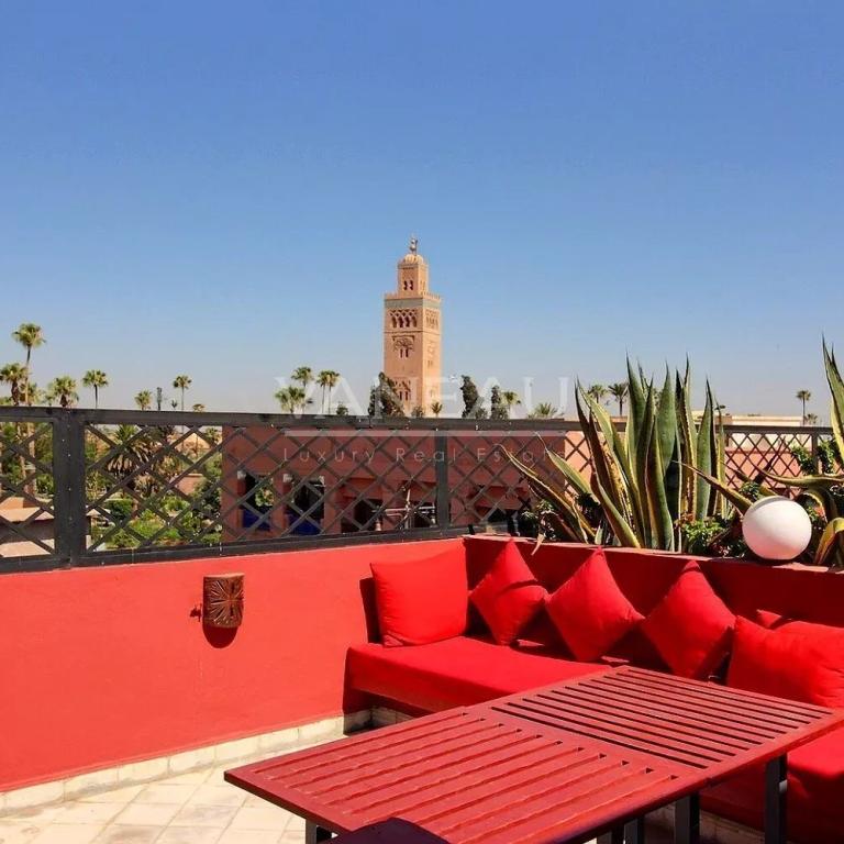 Riad classé avec une vue imprenable sur la Koutoubia à vendre