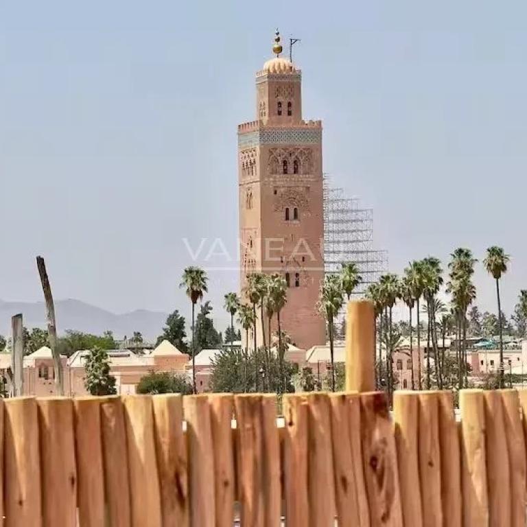 Magnifique riad de 4 chambres à Sidi Mimoun  vue Koutoubia
