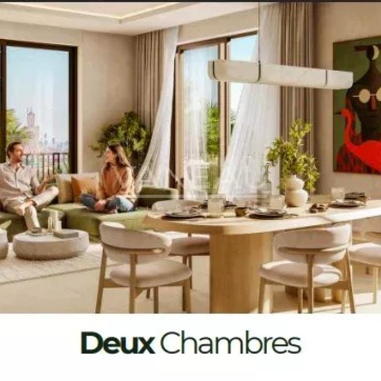 Appartement 2 chambres – Résidence avec piscine à l’Hivernage