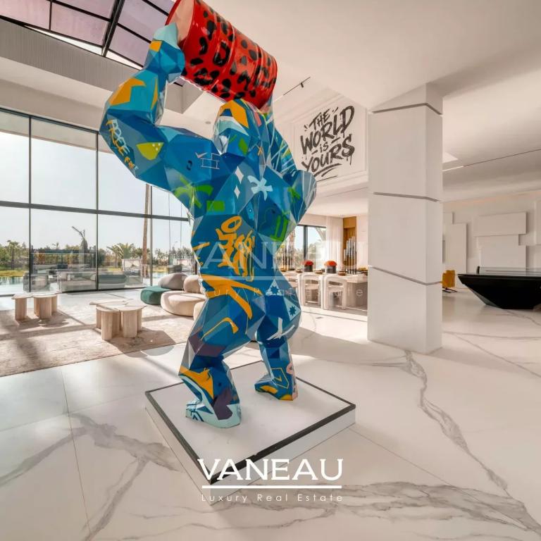 Villa de luxe à vendre à Marrakech avec AVNA – Vue panoramique sur l’Atlas