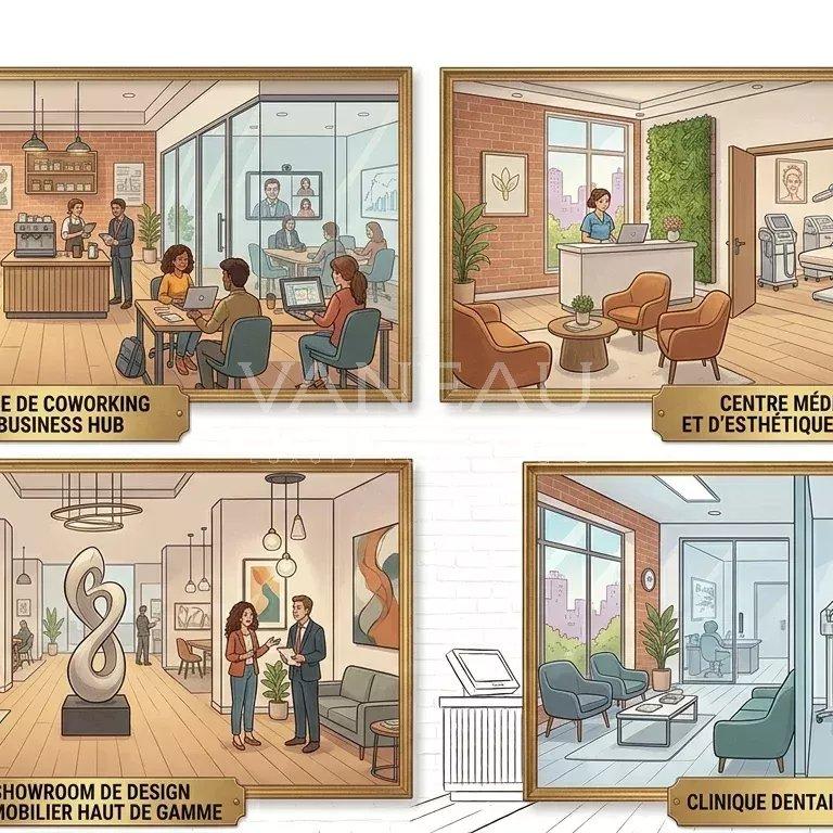 Espace commercial de 446 m² à louer - Quartier Anfa