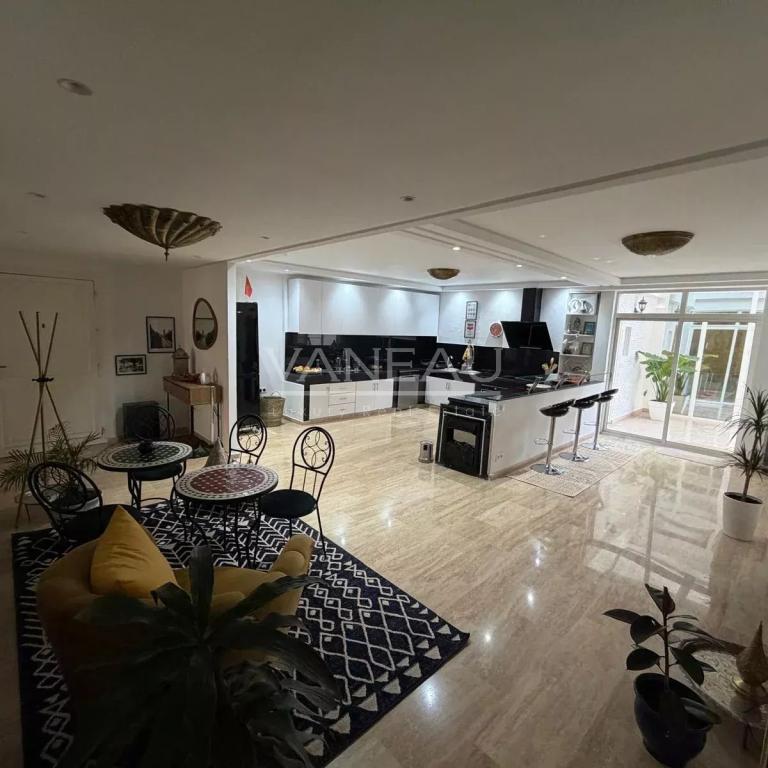 Appartement meublé avec grande terrasse à louer
