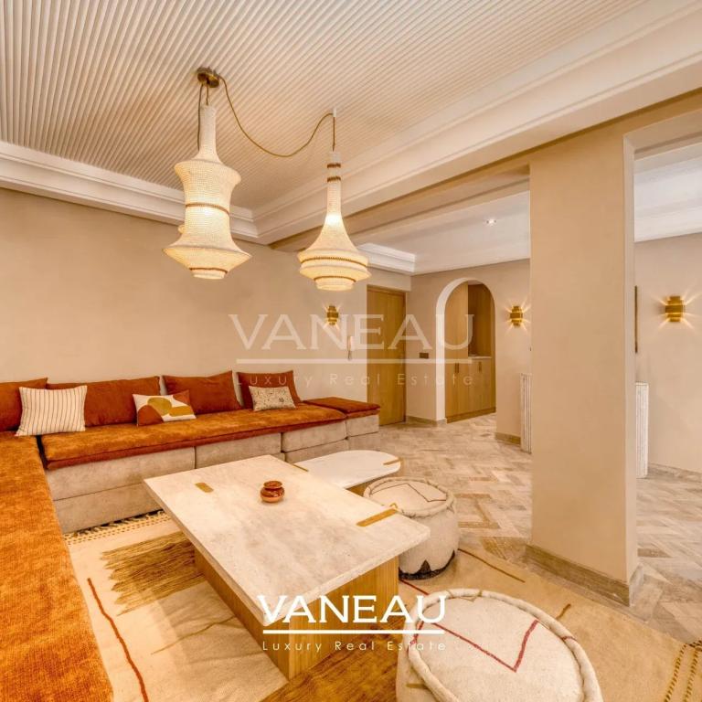 Appartement 2 chambres Gueliz avec terrasse privative de 70 m² et bassin