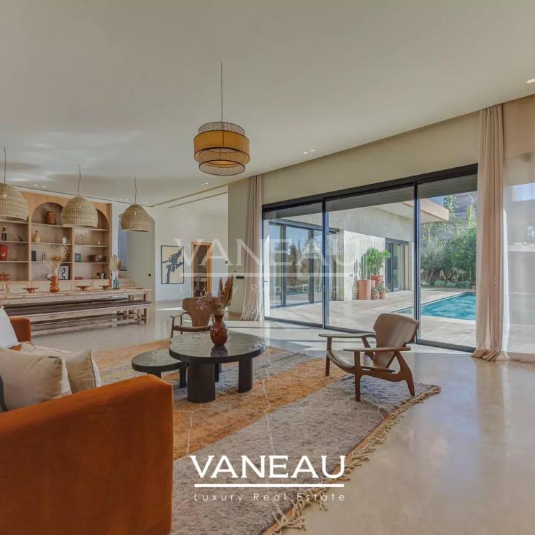 Superbe Villa sur Golf à 10 min du centre ville de Marrakech