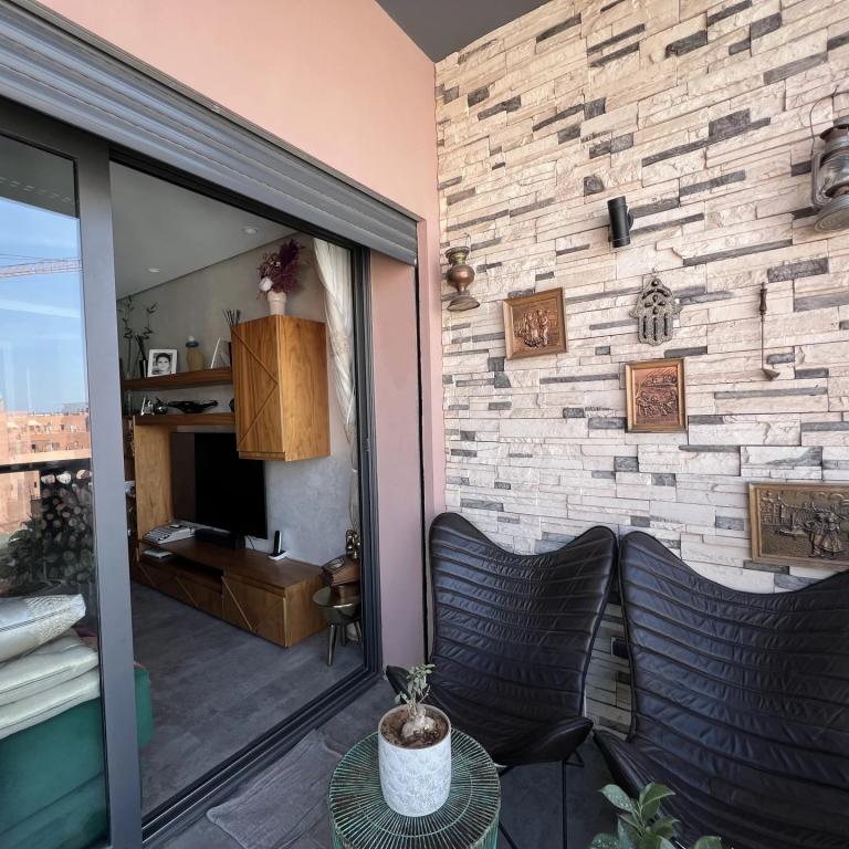 Appartement dernier étage 2 chambres en plein coeur de Gueliz