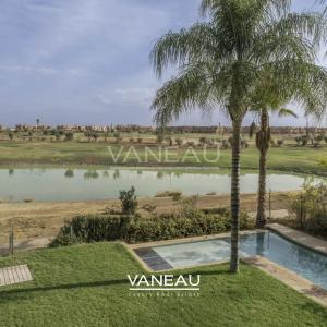 Villa front de front de golf  vue sur Atlas.