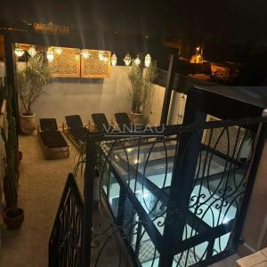 Riad trois chambres avec bassin et vue Koutoubia