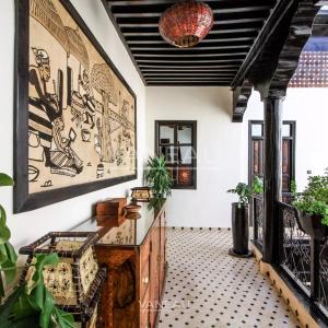 MARRAKECH MAISON D'HÔTES DE 7 CHAMBRES PISCINE SUR LA TERRASSE À