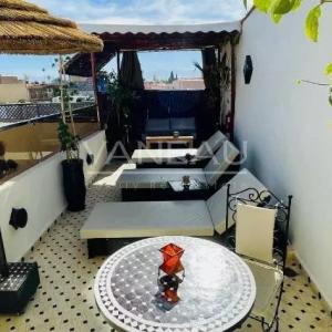 MARRAKECH MAISON D'HÔTES DE 7 CHAMBRES PISCINE SUR LA TERRASSE À