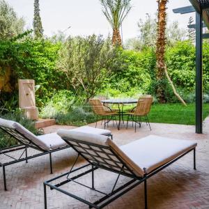 Appartement rdc avec avec piscine privée au coeur de l'Hivernage