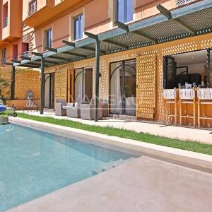 Appartement rdc avec avec piscine privée au coeur de l'Hivernage