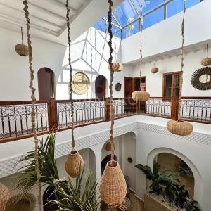 Riad 5 chambres avec basin à la Kasbah vue l' Atlas