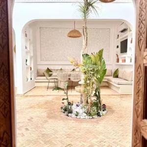 Riad 5 chambres avec basin à la Kasbah vue l' Atlas