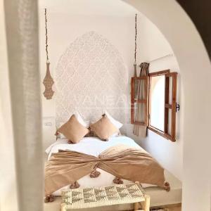 Riad 5 chambres avec basin à la Kasbah vue l' Atlas