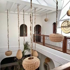 Riad 5 chambres avec basin à la Kasbah vue l' Atlas