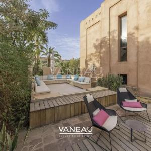 Villa front de front de golf  vue sur Atlas.