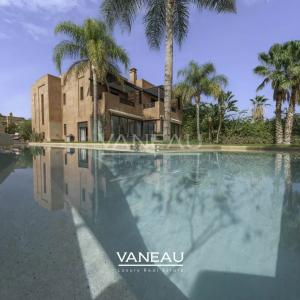 Villa front de front de golf  vue sur Atlas.