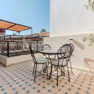 Riad 4 chambres  bassin vue Koutoubia Palais Bahia