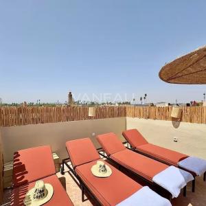 Magnifique riad de 4 chambres à Sidi Mimoun  vue Koutoubia