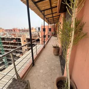 Gueliz 3 pièces à louer meublé avec terrasse
