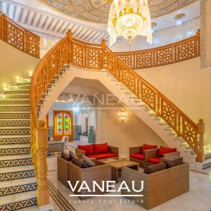 Villa aux allures de palais avec autorisation de maison d'hôtes sur la route de l'Ourika