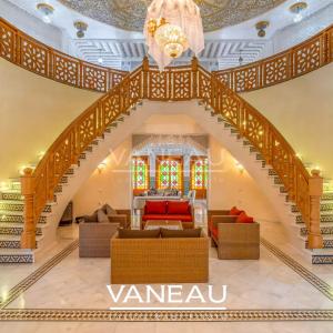 Villa aux allures de palais avec autorisation de maison d'hôtes sur la route de l'Ourika