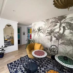 Appartement meublé avec grande terrasse à louer
