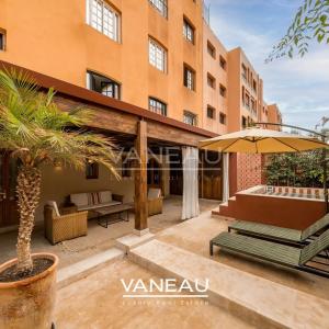 Appartement 2 chambres Gueliz avec terrasse privative de 70 m² et bassin