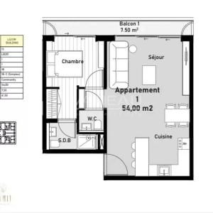 Appartement et duplex 1 chambre dans une résidence de prestige d