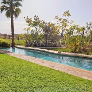 Villa front de front de golf  Ourika  vue sur Atlas.