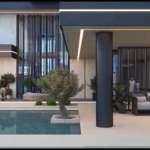 ***Route Ouarzazate villa en cours de construction 2,7 hectare a