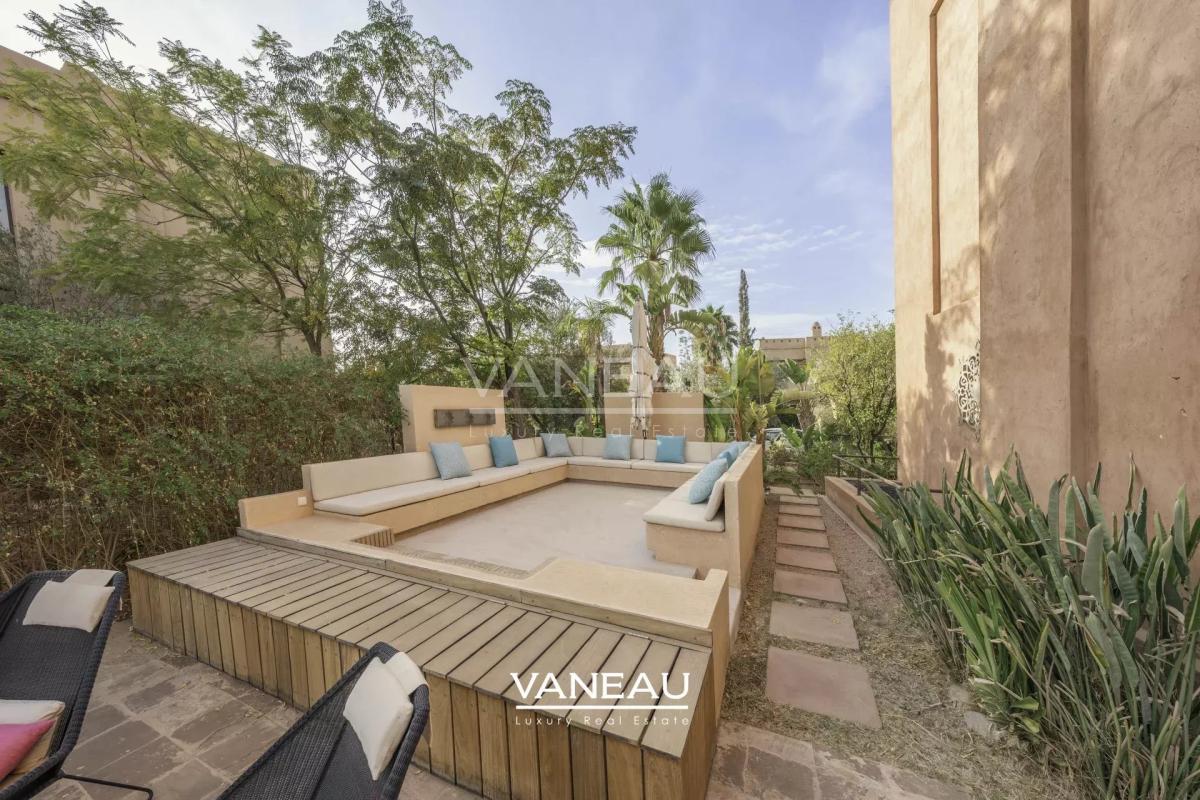 Villa front de front de golf  vue sur Atlas.