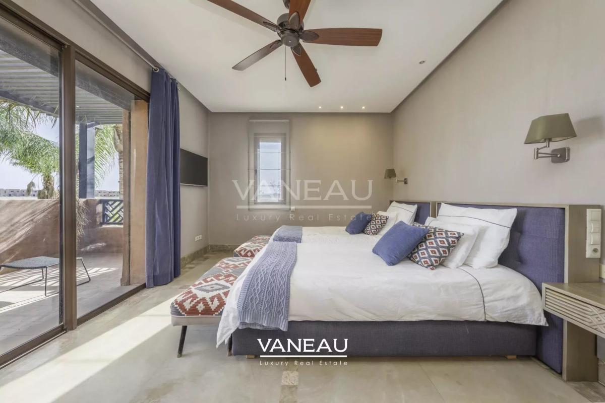 Villa front de front de golf  vue sur Atlas.