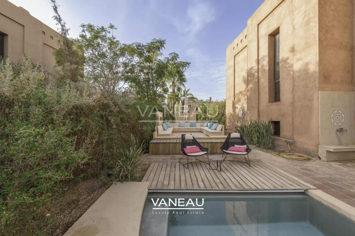 Villa front de front de golf  vue sur Atlas.