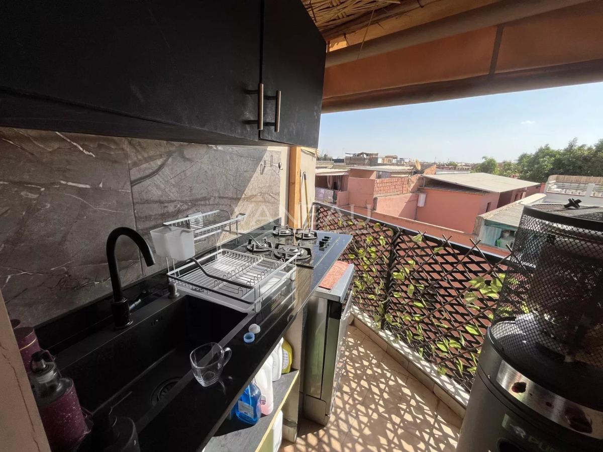 Appartement atypique  avec piscine  Dar El Bacha