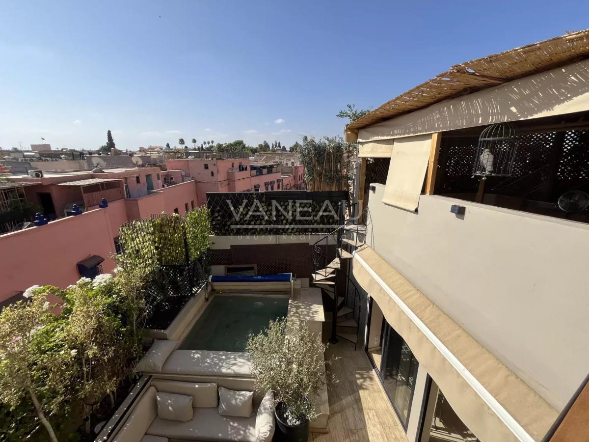 Appartement atypique  avec piscine  Dar El Bacha