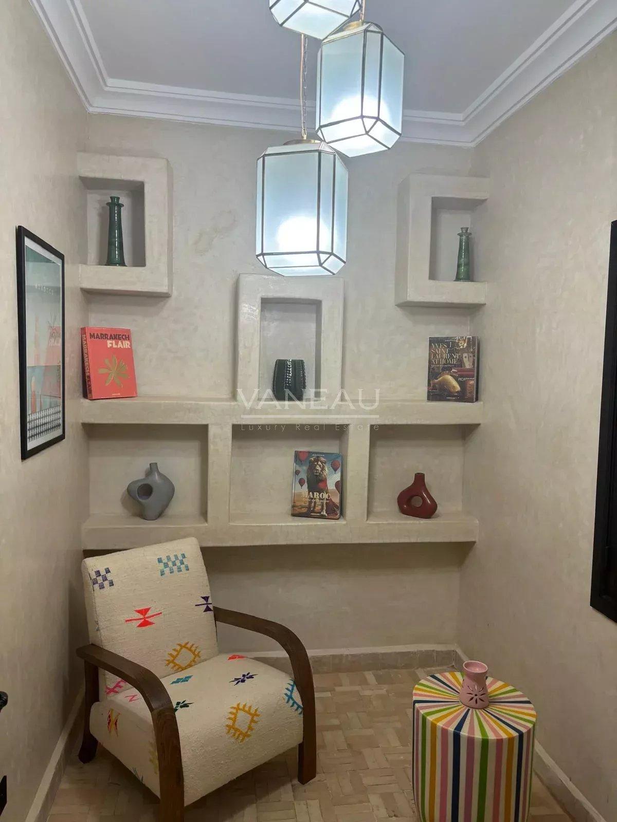 Riad trois chambres avec bassin et vue Koutoubia