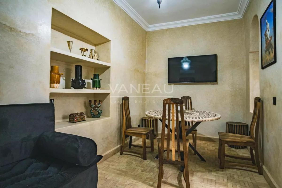 Riad trois chambres avec bassin et vue Koutoubia