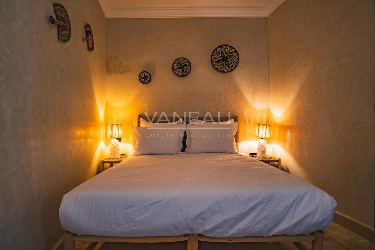 Riad trois chambres avec bassin et vue Koutoubia