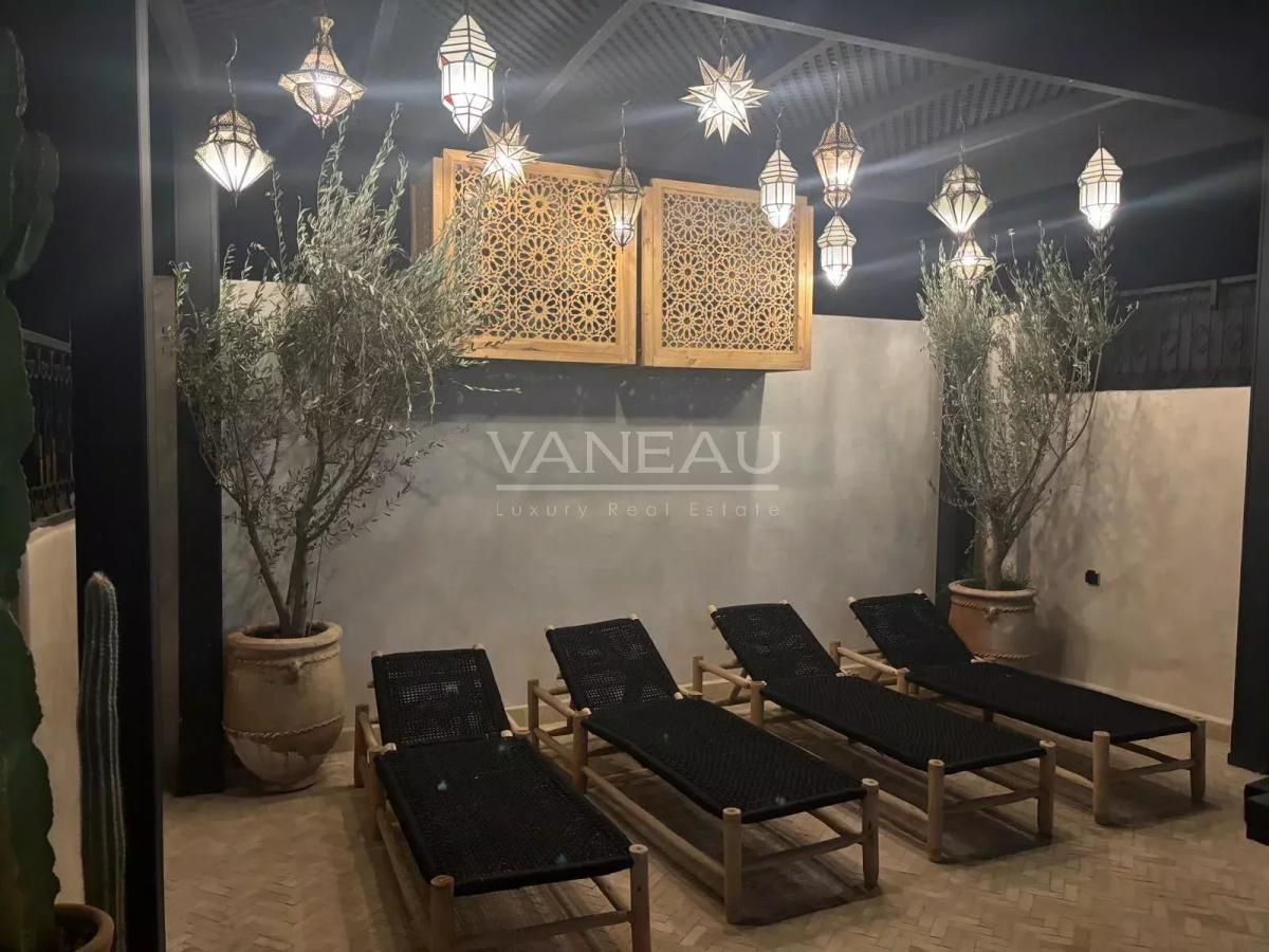 Riad trois chambres avec bassin et vue Koutoubia