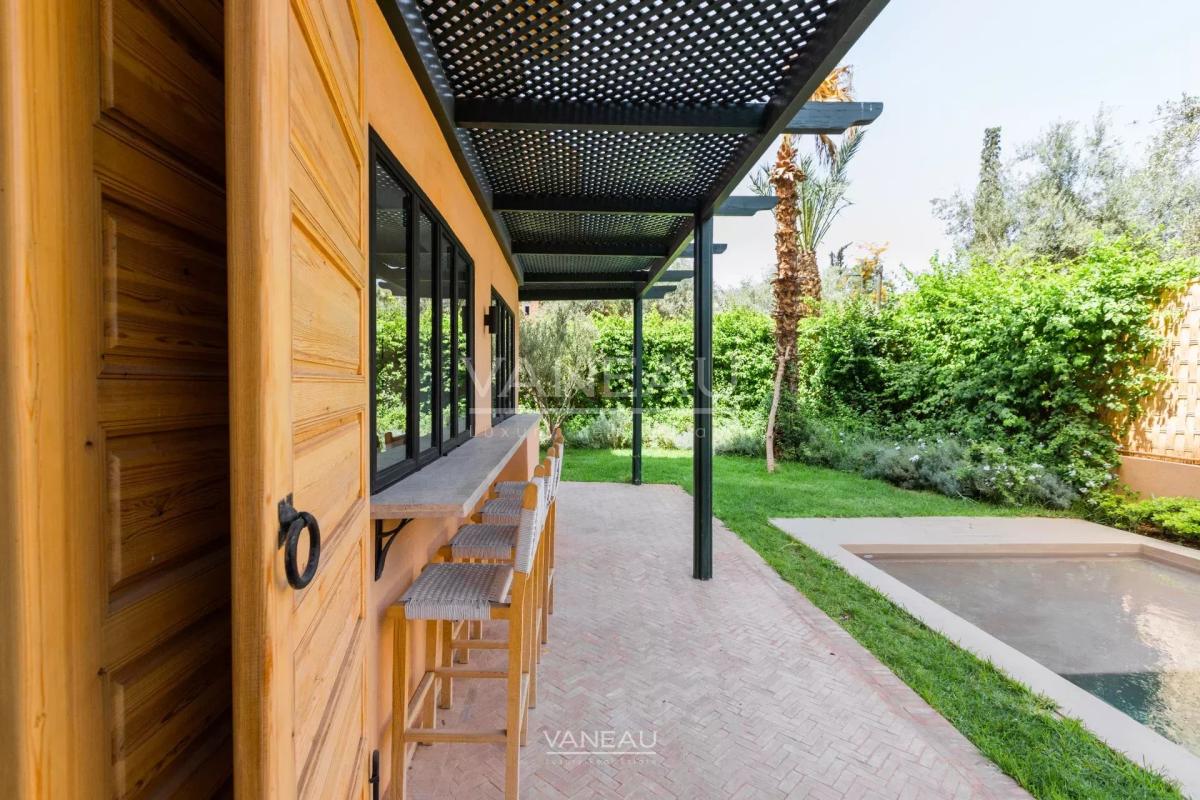 Appartement rdc avec avec piscine privée au coeur de l'Hivernage