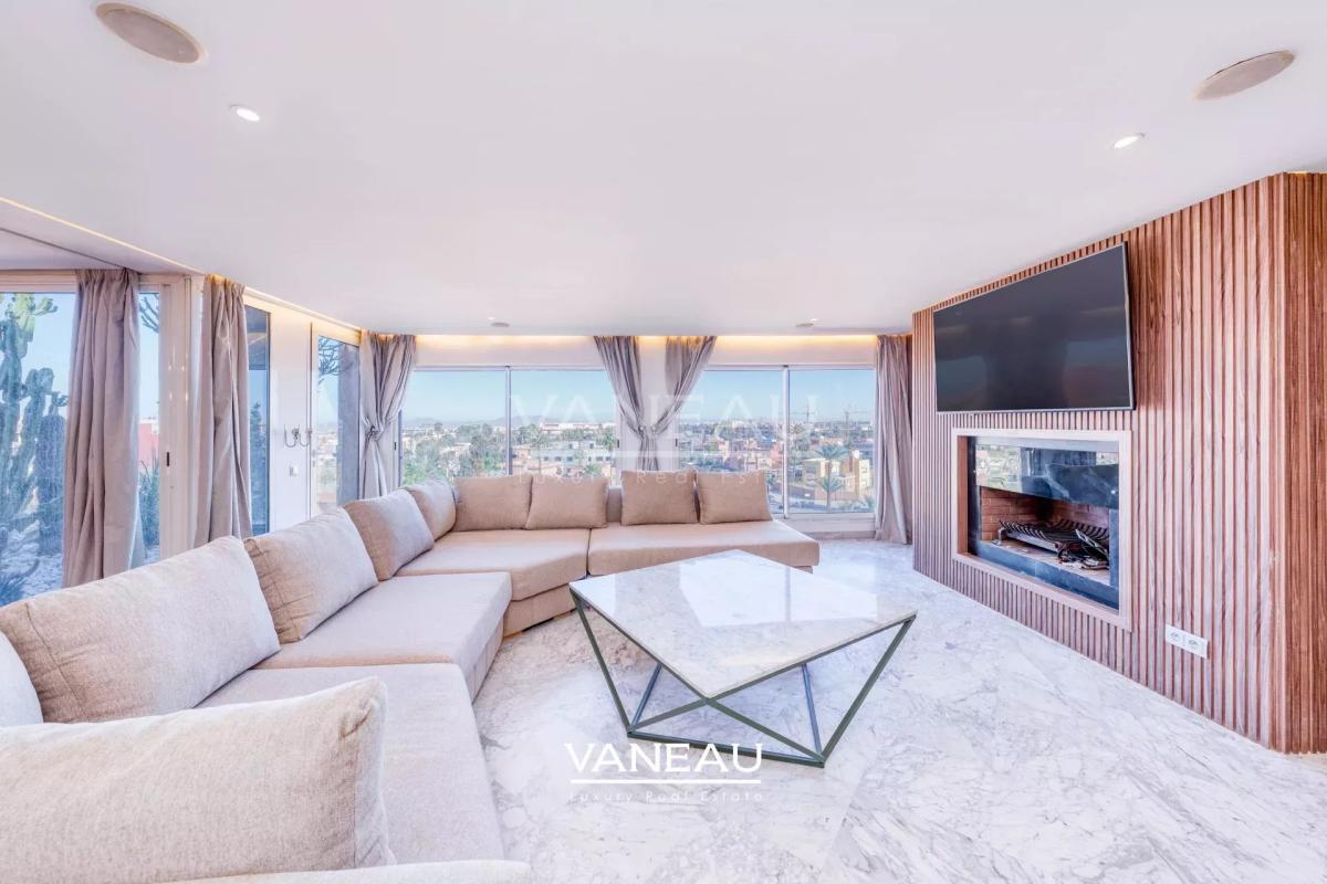 Duplex 3ch avec Toit Terrasse à Louer Guéliz