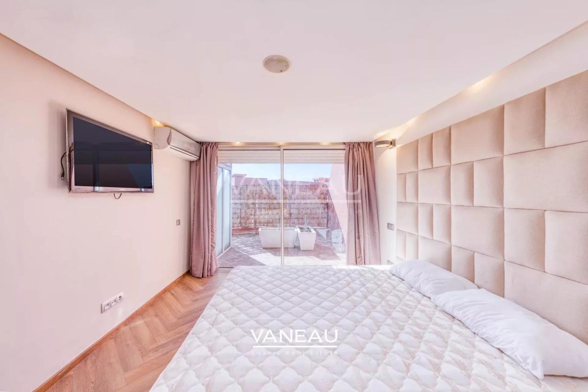 Duplex 3ch avec Toit Terrasse à Louer Guéliz