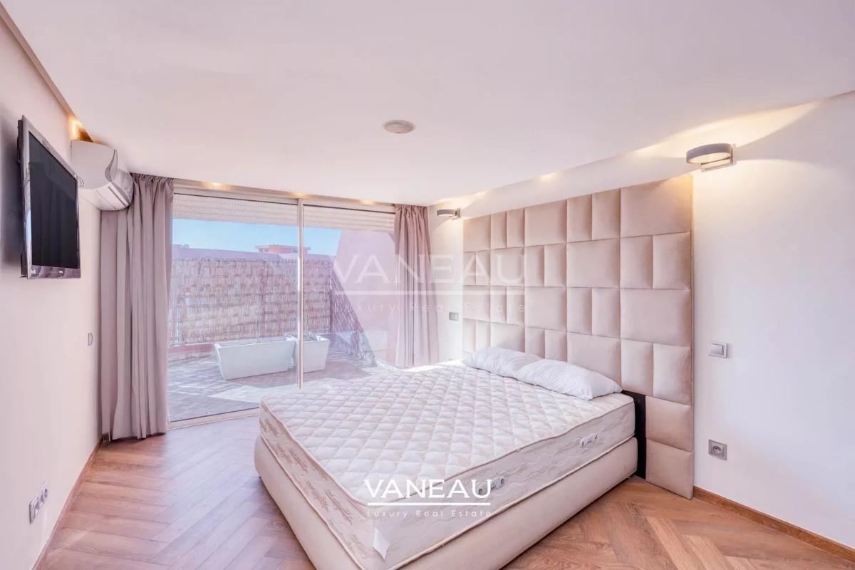 Duplex 3ch avec Toit Terrasse à Louer Guéliz