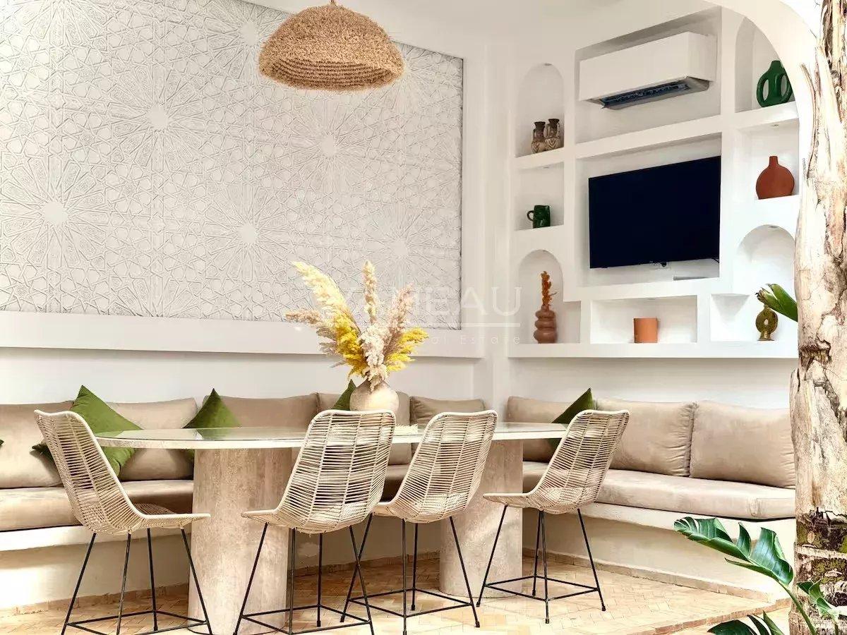 Riad 5 chambres avec basin à la Kasbah vue l' Atlas