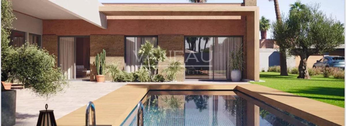 Villa plain pied 4 suites route de Ouarzazate