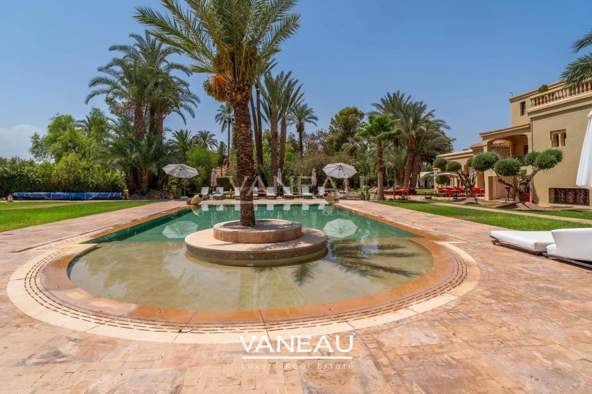 Propriété exceptionnelle au cœur de la Palmeraie